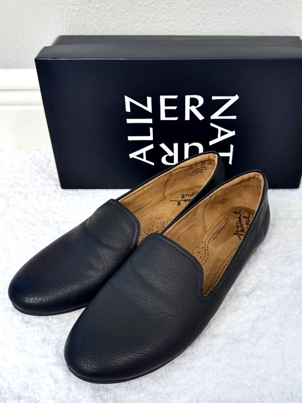 NATURALIZER ALEXIS Black Loafer Shoes